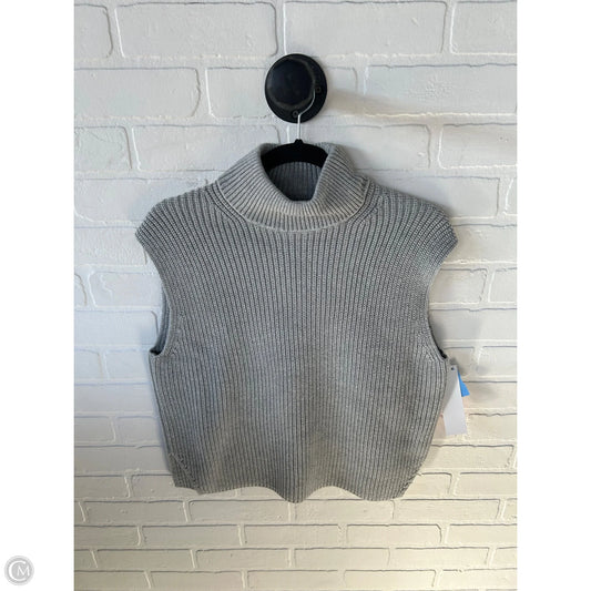 Vest Sweater By Abercrombie And Fitch In Grey, Size: S