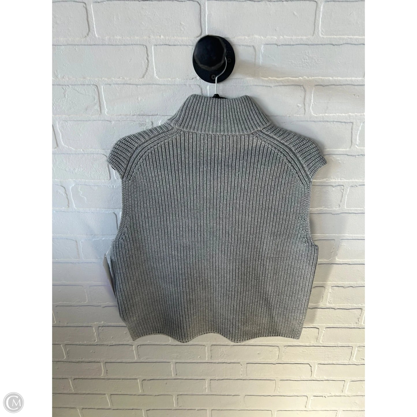Vest Sweater By Abercrombie And Fitch In Grey, Size: S