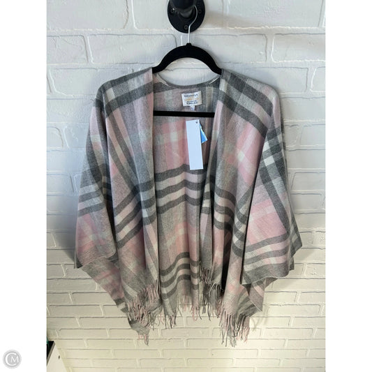 Shawl By Cmc In Grey & Pink, Size: Osfm