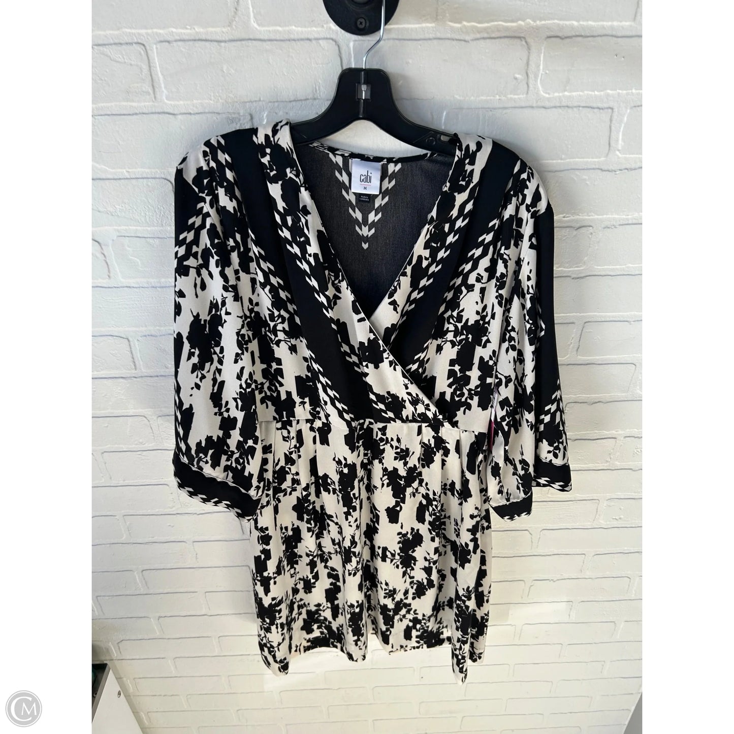 Dress Casual Short By Cabi In Black & Cream, Size: M