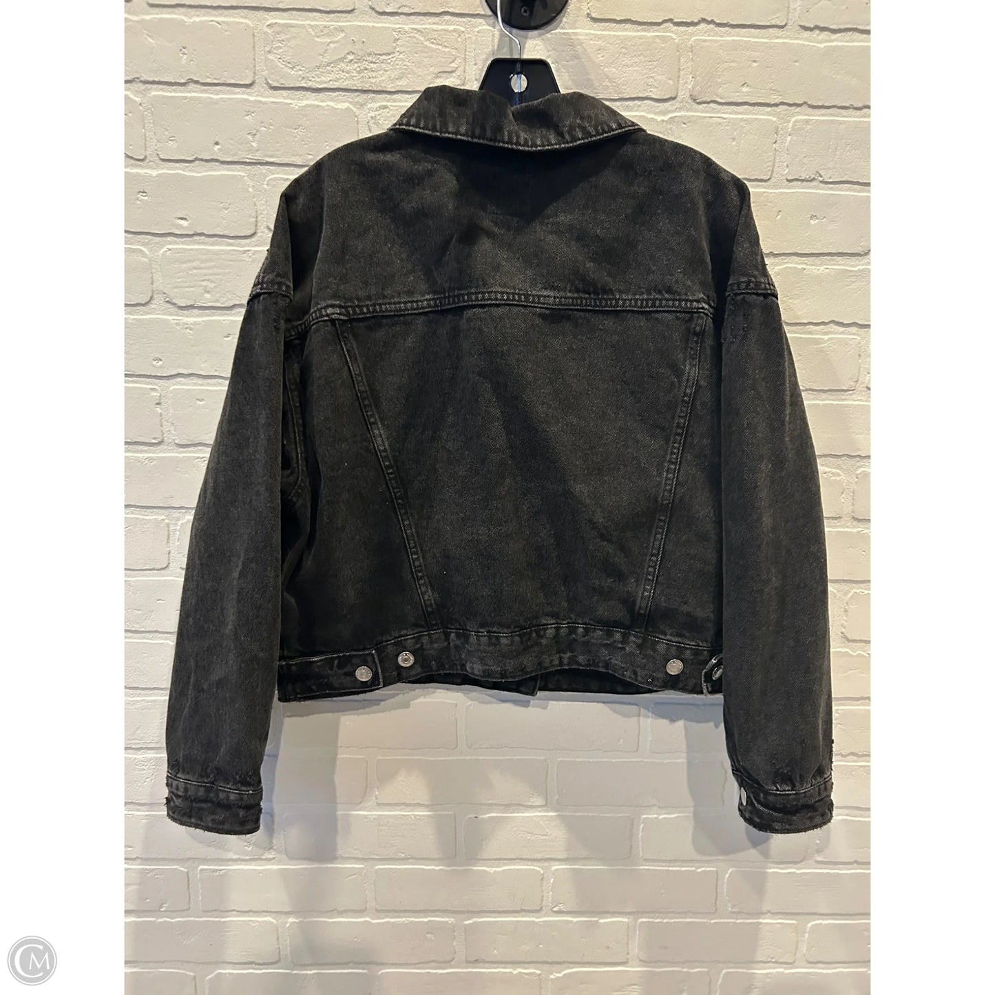 Jacket Denim By Wild Fable In Black Denim, Size: L