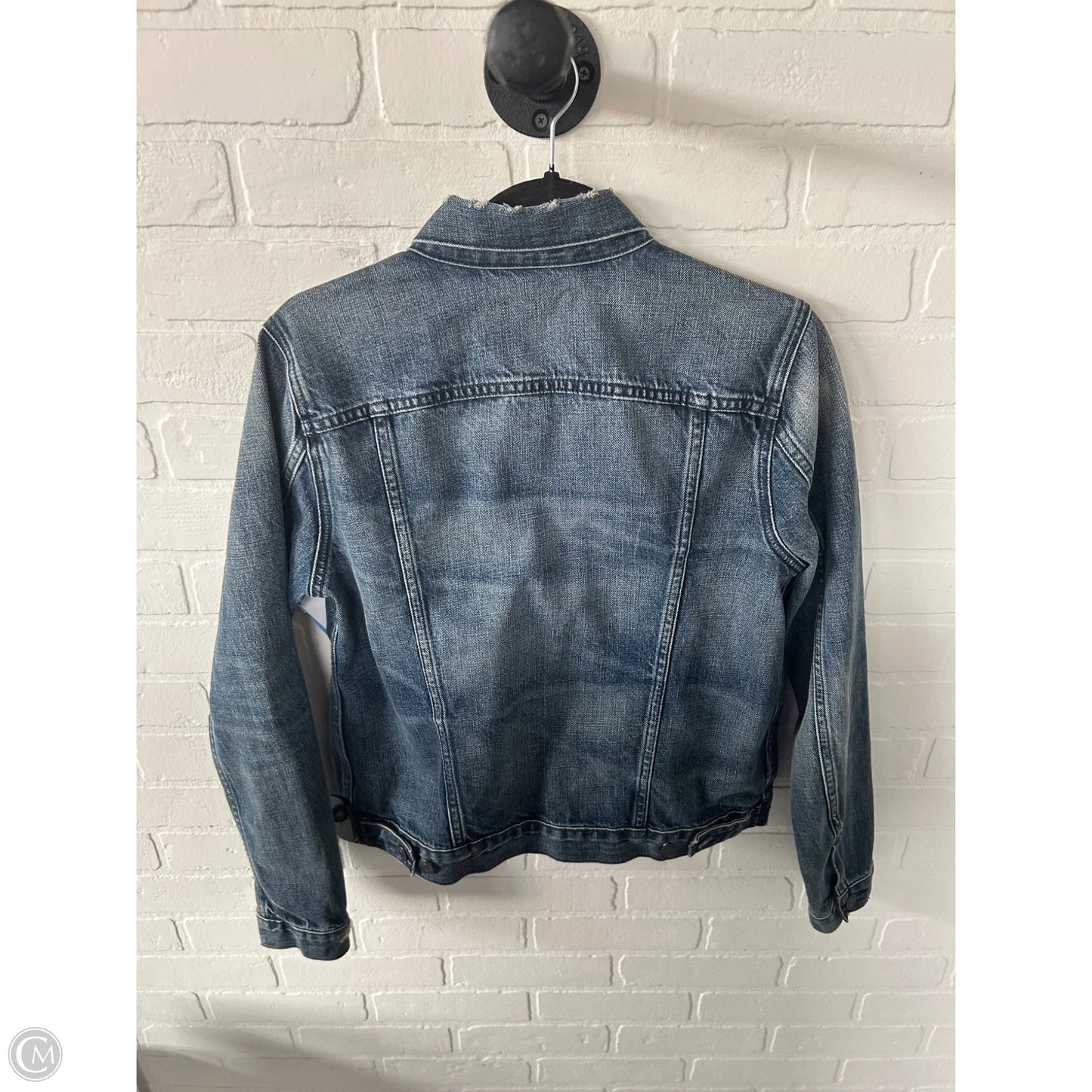 Jacket Denim By Gap In Blue Denim, Size: M