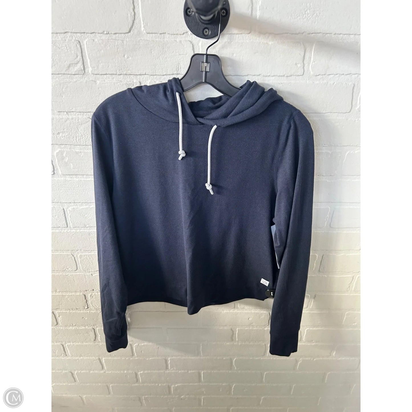 Athletic Top Long Sleeve Hoodie By Cmb In Blue, Size: S