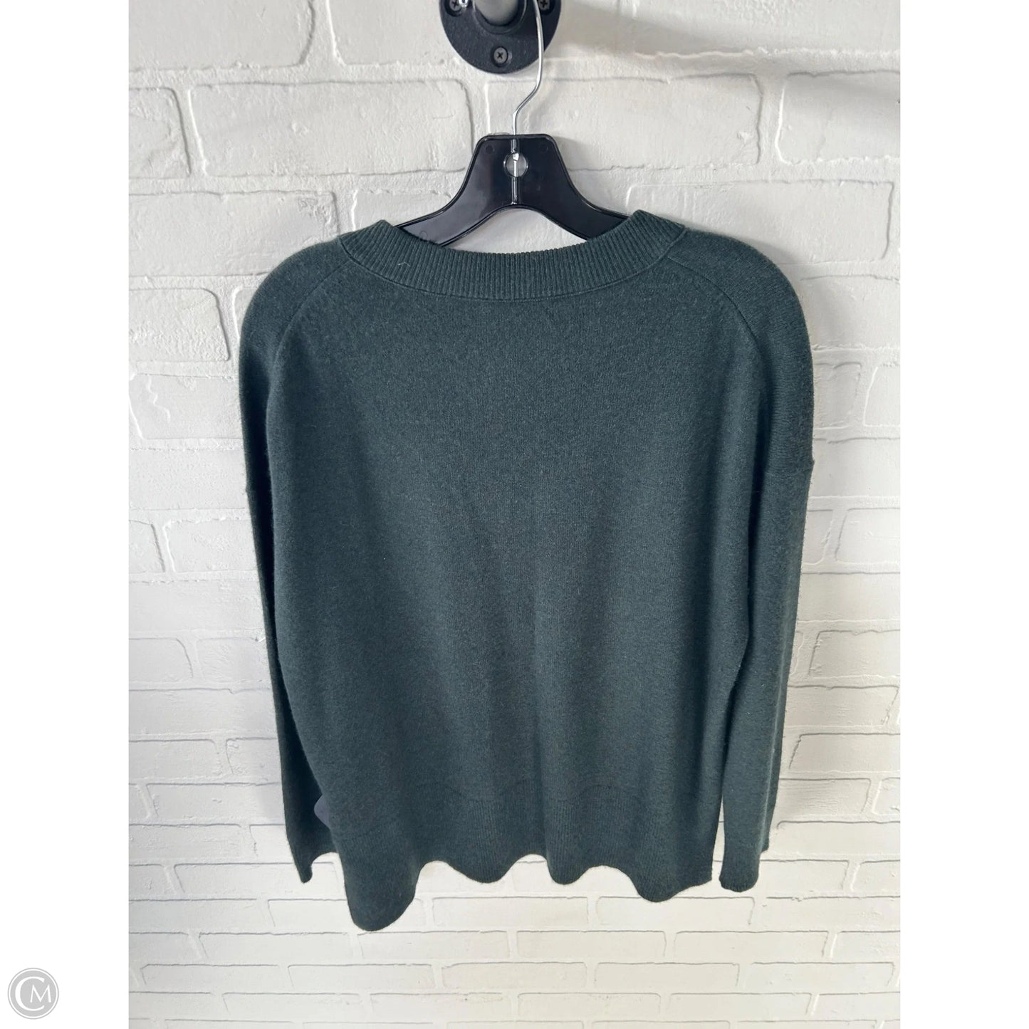 Sweater Cashmere By Madewell In Green Grey, Size: S