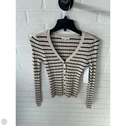Cardigan By Z Supply In Black & Cream, Size: S