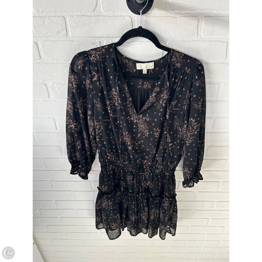 Dress Casual Short By Pinch In Black & Tan, Size: S