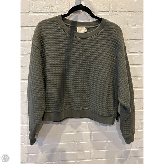 Sweatshirt Crewneck By Nation In Green, Size: S
