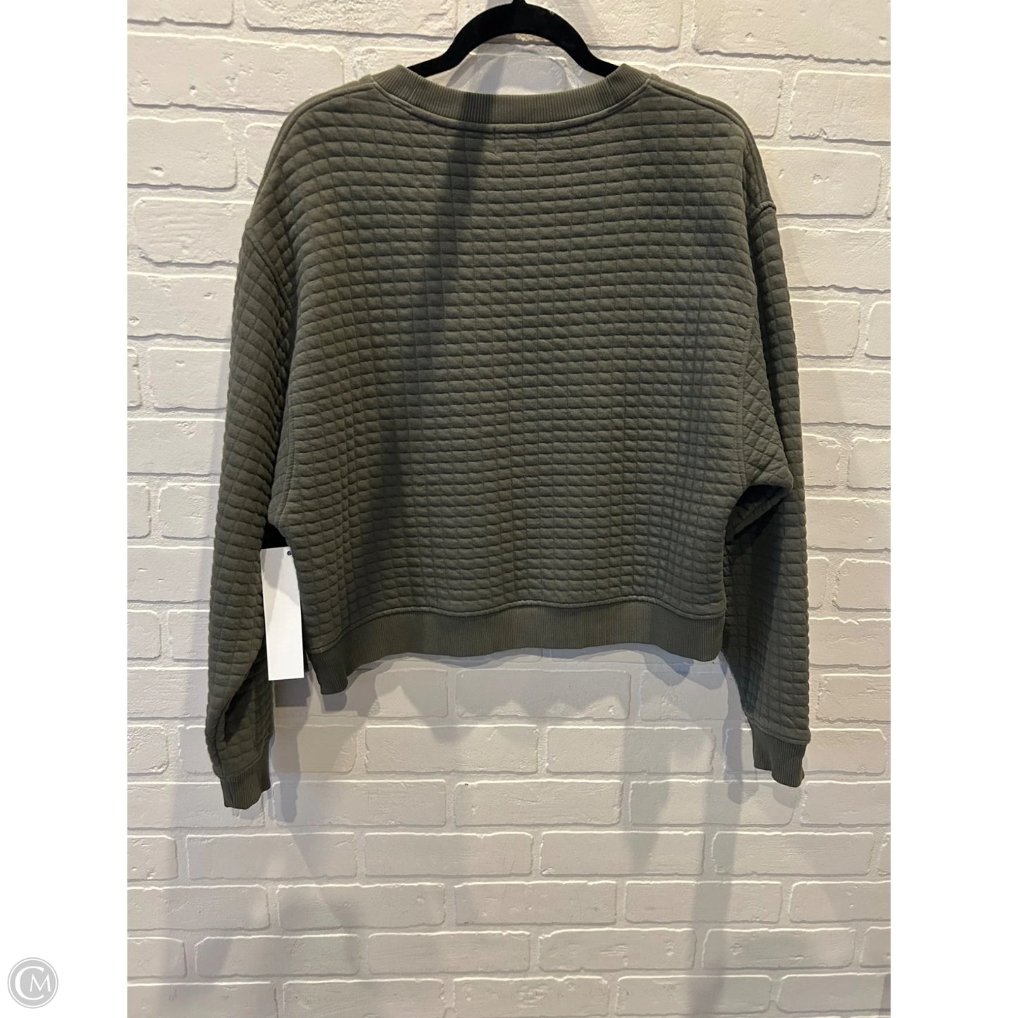 Sweatshirt Crewneck By Nation In Green, Size: S