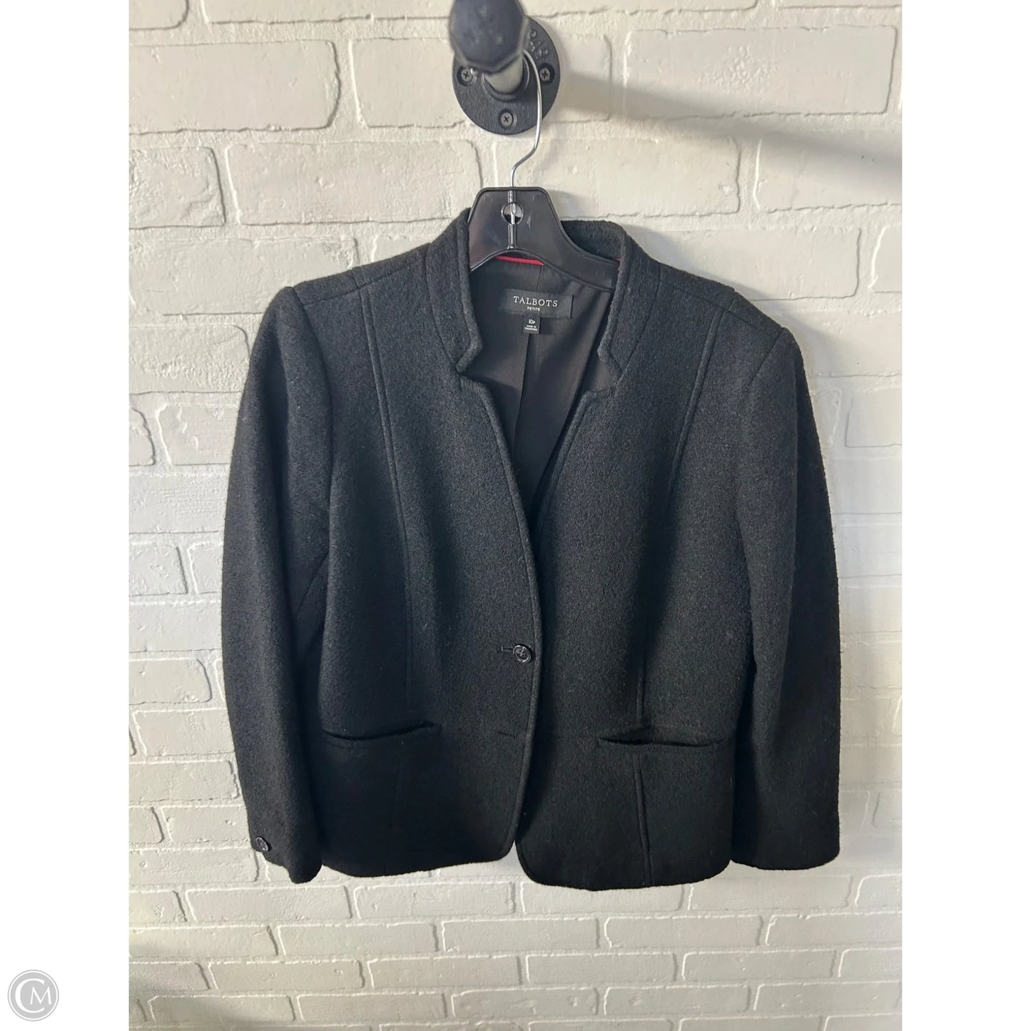 Blazer By Talbots In Black, Size: Mp