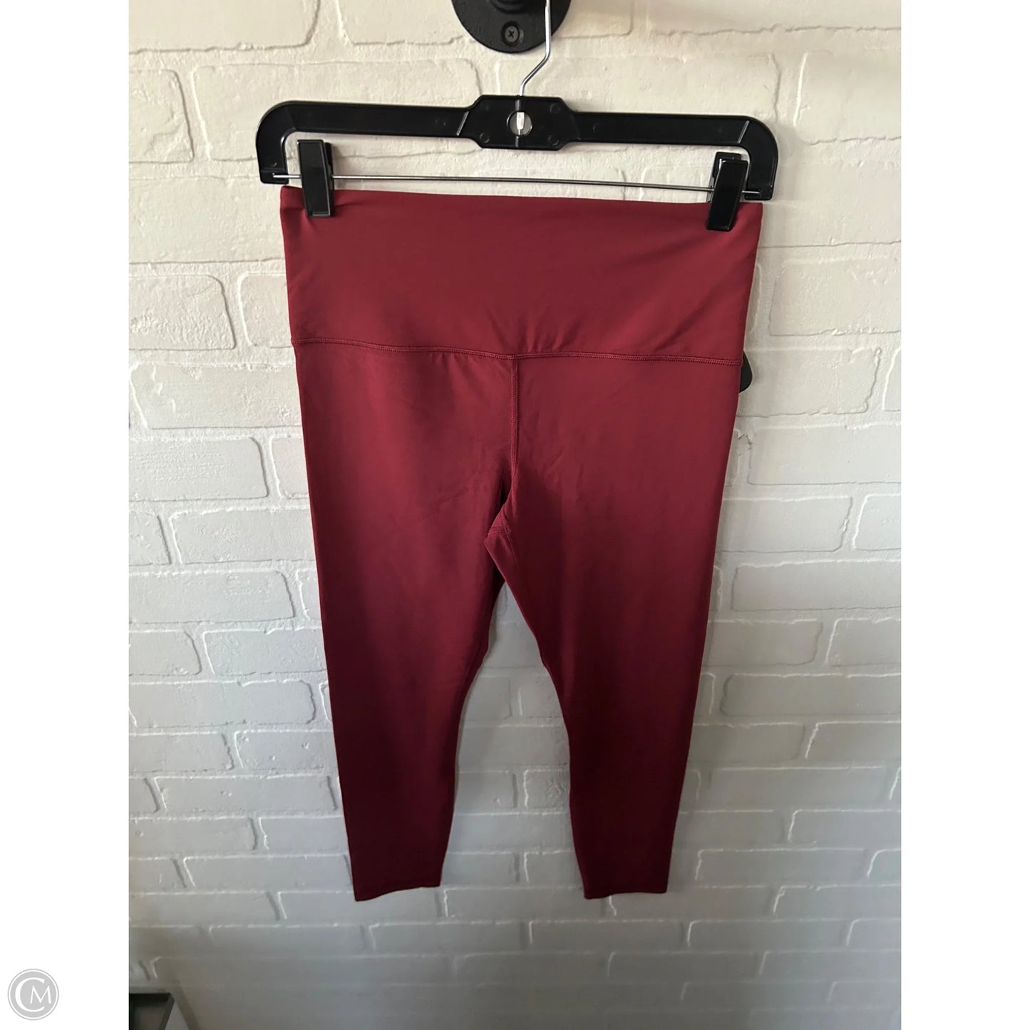 Athletic Leggings By Athleta In Maroon, Size: 4