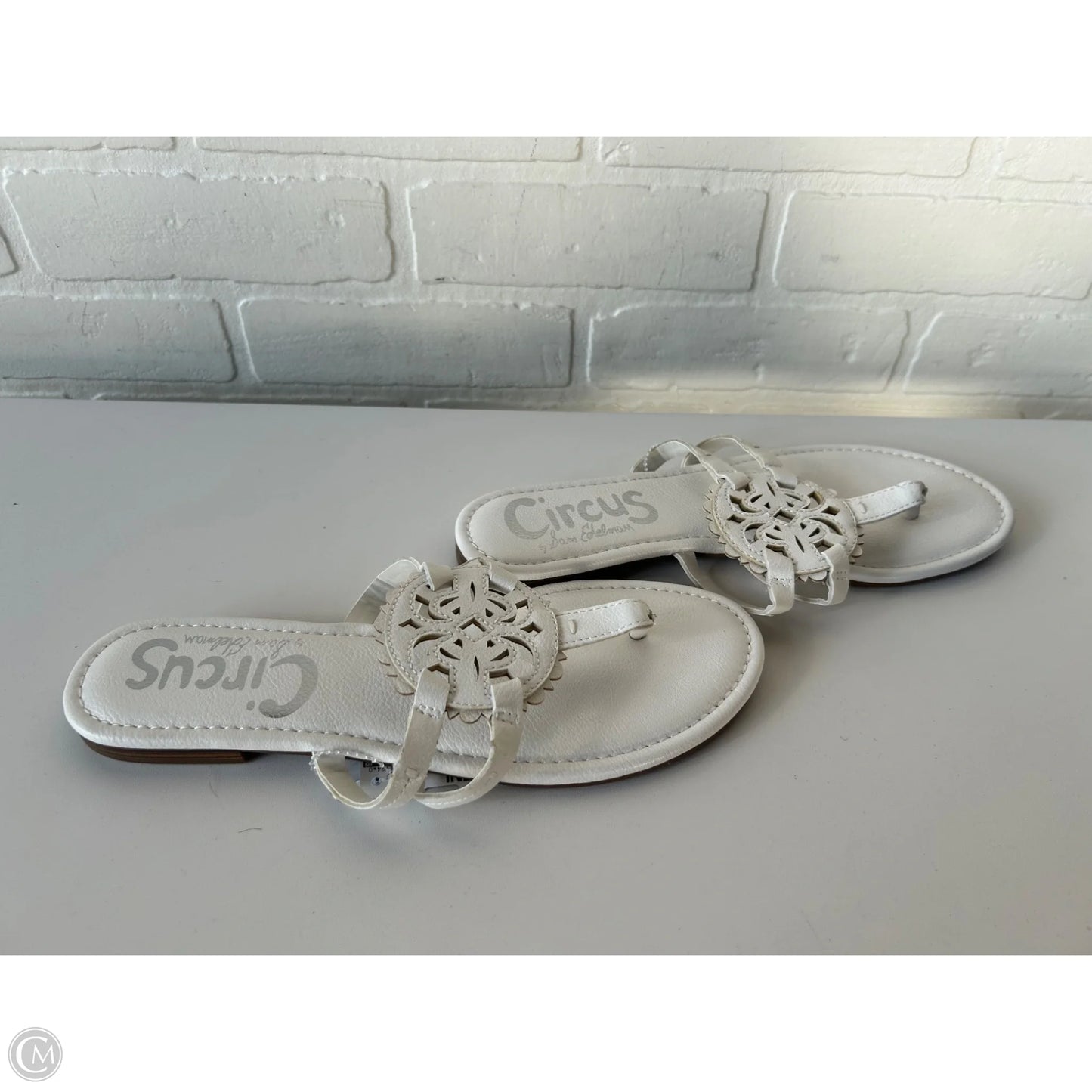 Sandals Flip Flops By Circus By Sam Edelman In White, Size: 9.5