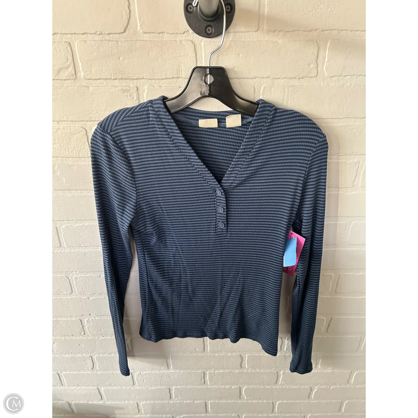 Top Long Sleeve By Levis In Blue, Size: M