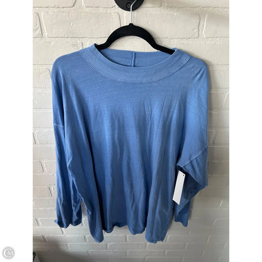Top Long Sleeve By We The Free In Blue, Size: L