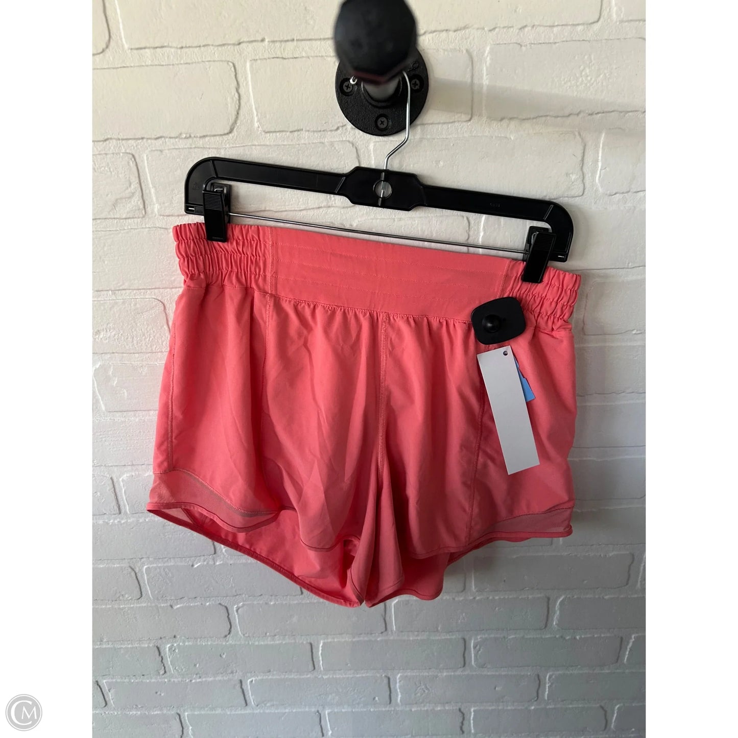 Athletic Shorts By Lululemon In Orange, Size: 10