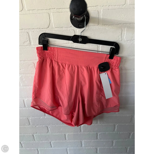 Athletic Shorts By Lululemon In Orange, Size: 10