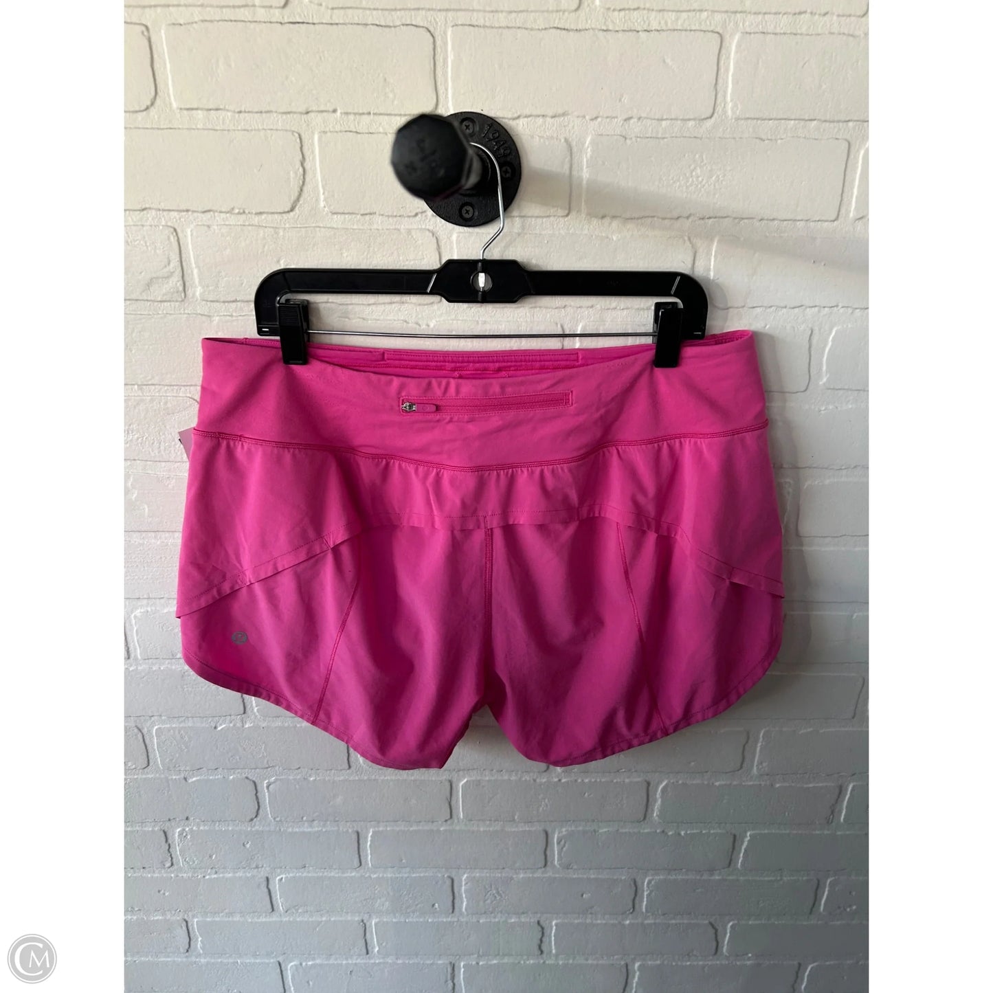 Athletic Shorts By Lululemon In Pink, Size: 12