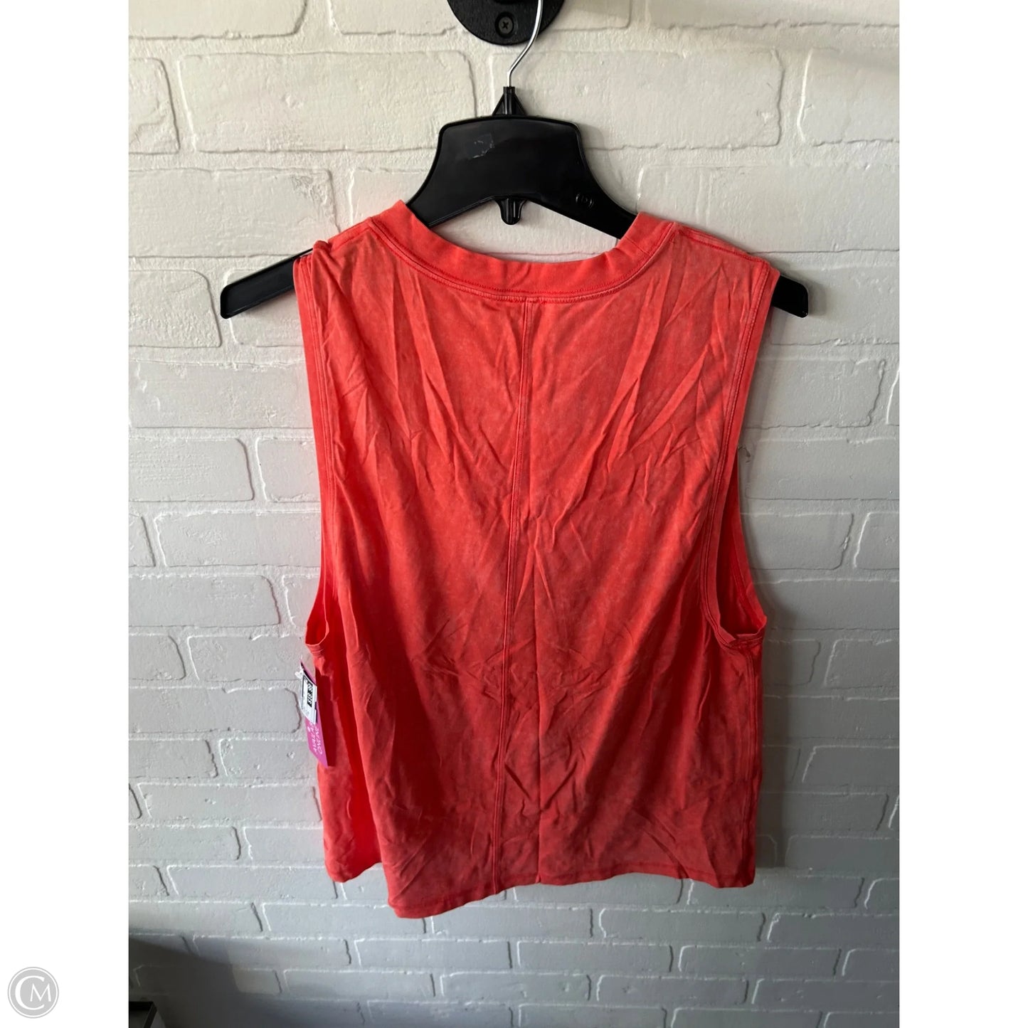 Athletic Tank Top By Lululemon In Orange, Size: M