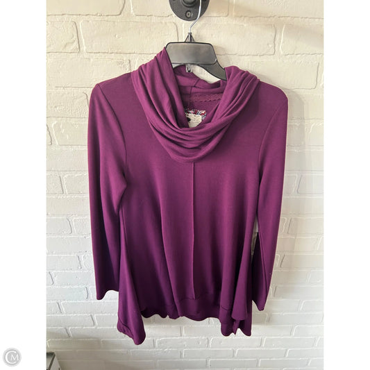 Tunic Long Sleeve By Cupio In Purple, Size: S