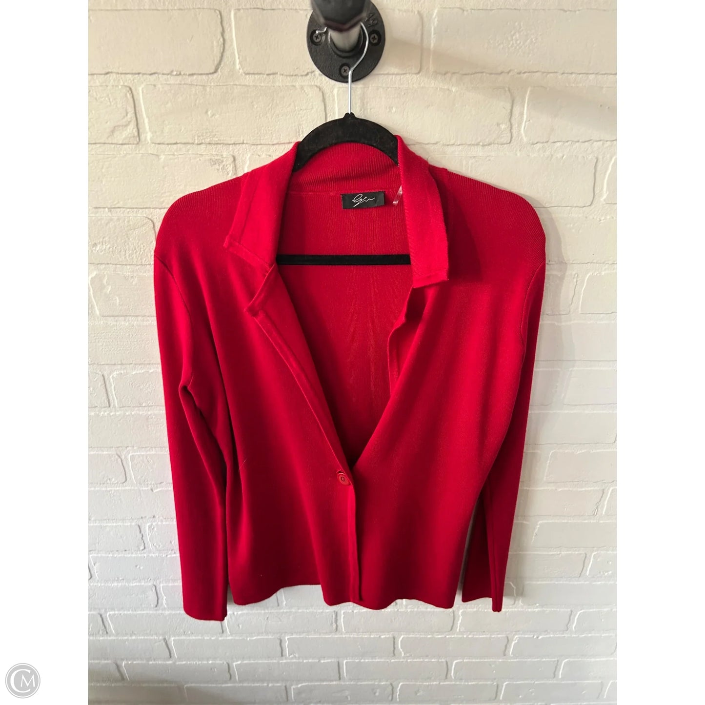 Sweater Cardigan By Lys In Red, Size: M