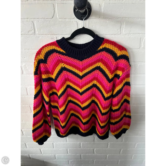 Sweater By Cmc In Pink & Red, Size: Xs