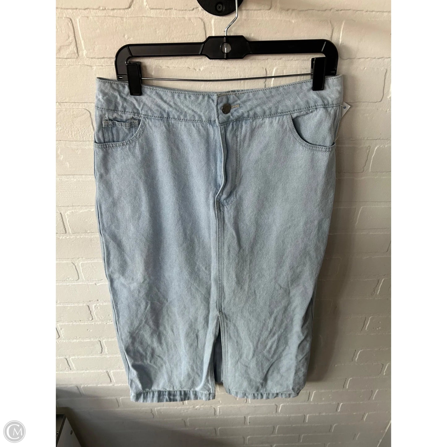 Skirt Maxi By Velvet Heart In Blue Denim, Size: L