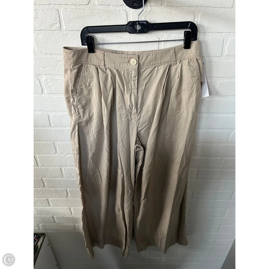 Pants Wide Leg By Loft In Tan, Size: 12