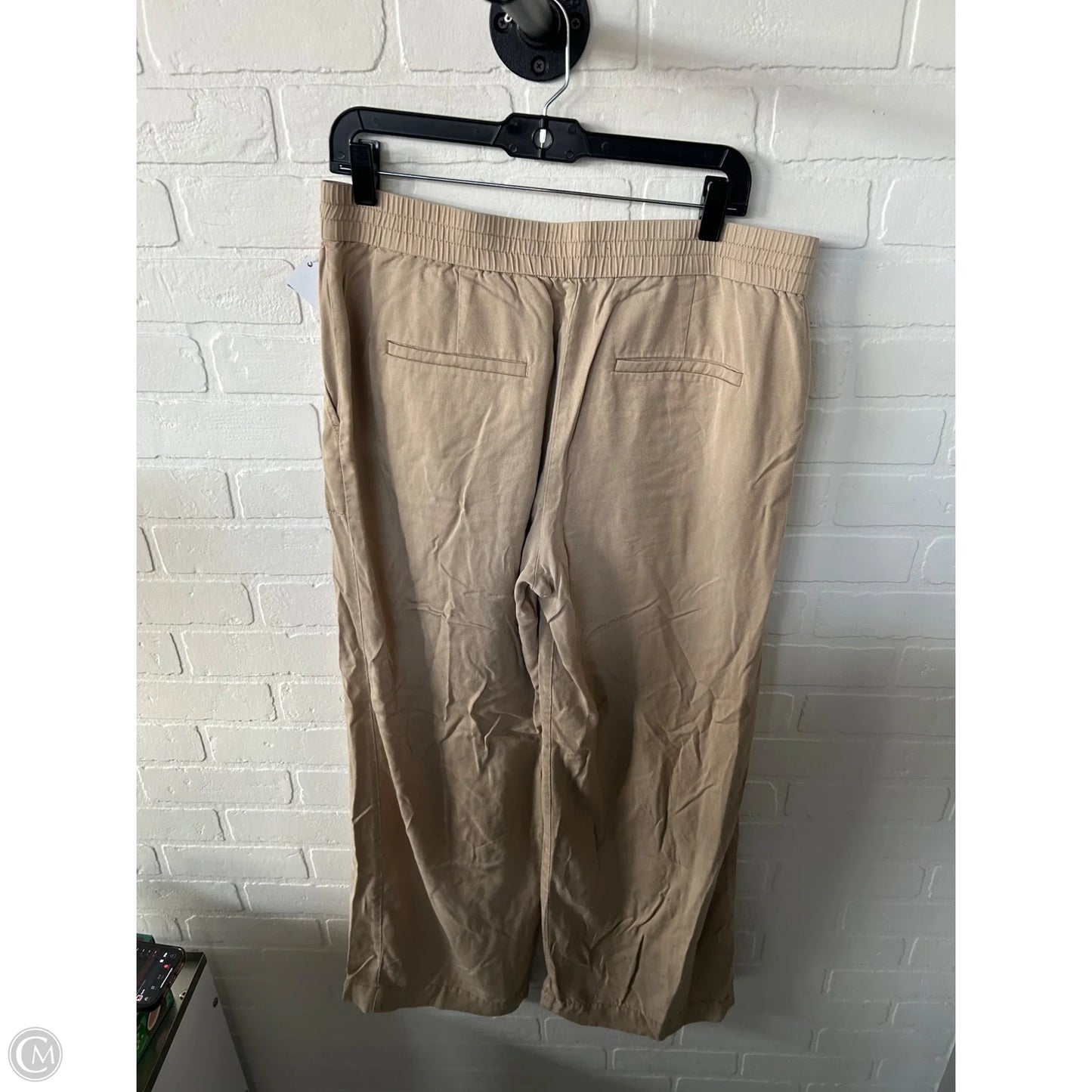 Pants Wide Leg By Loft In Tan, Size: 12