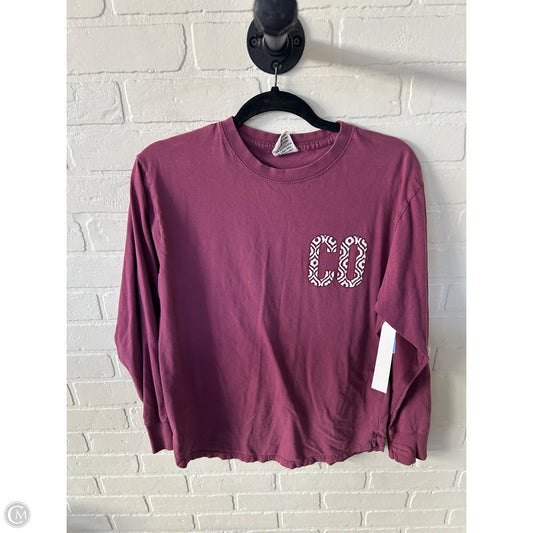 Top Long Sleeve By Clothes Mentor In Purple, Size: S