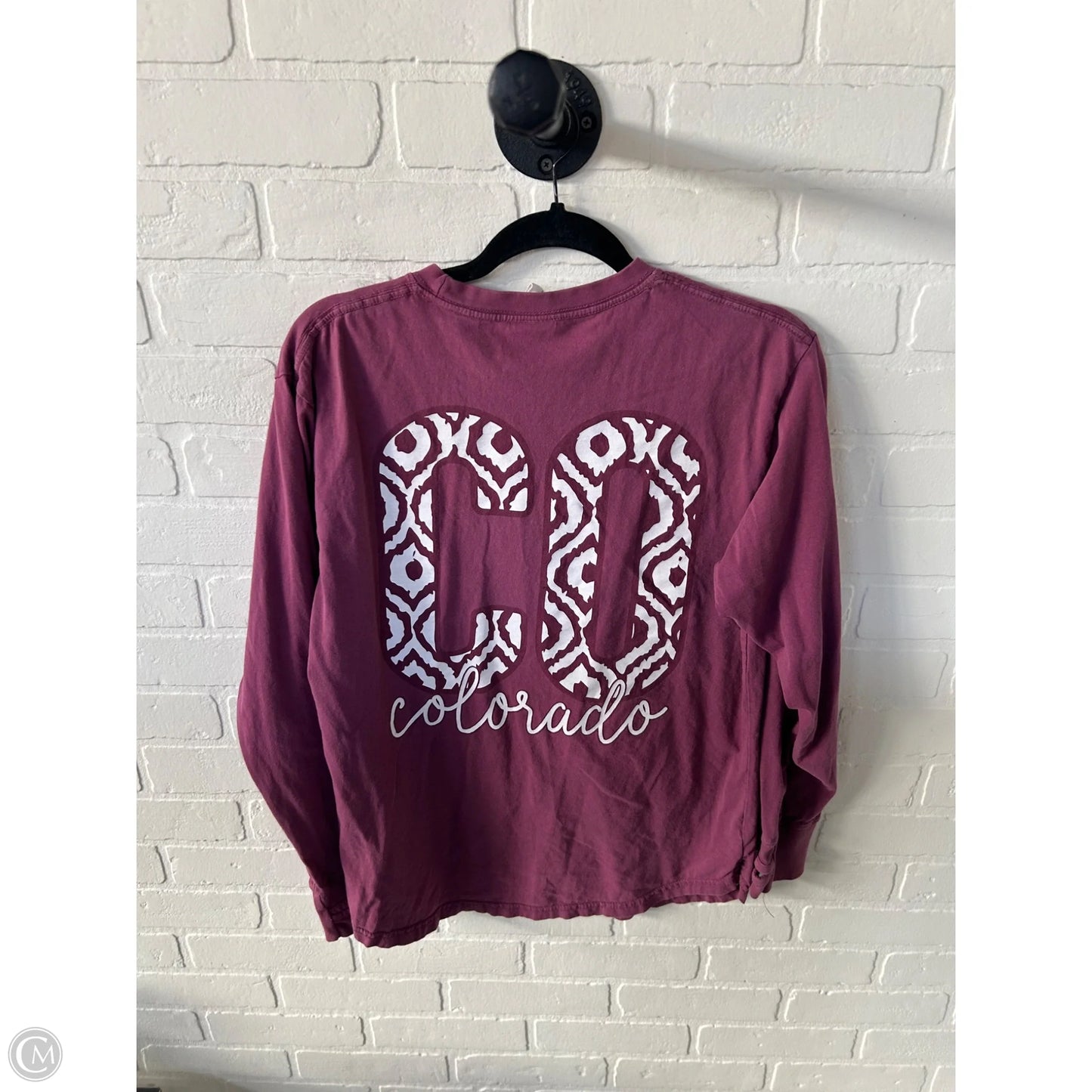 Top Long Sleeve By Clothes Mentor In Purple, Size: S