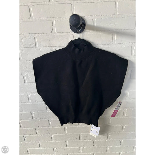Sweater Short Sleeve By Commense In Black, Size: S
