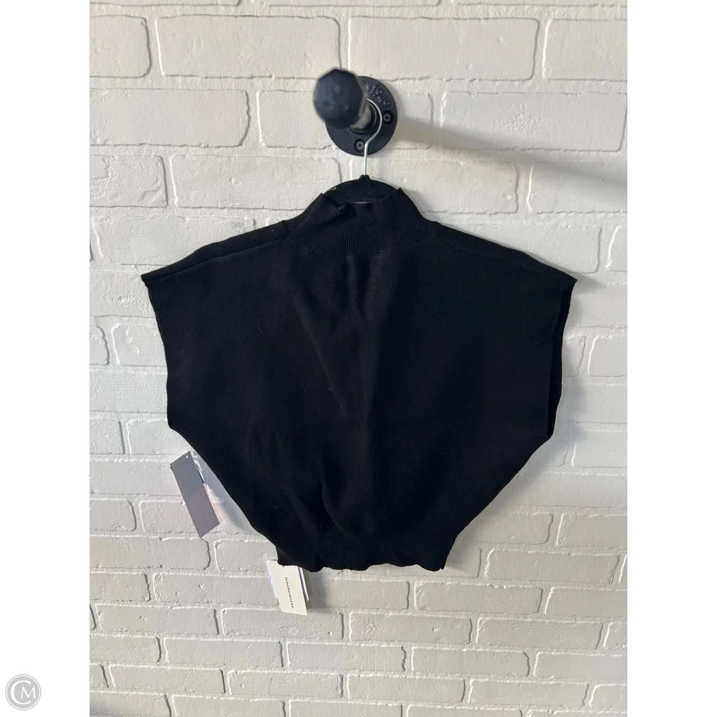 Sweater Short Sleeve By Commense In Black, Size: S