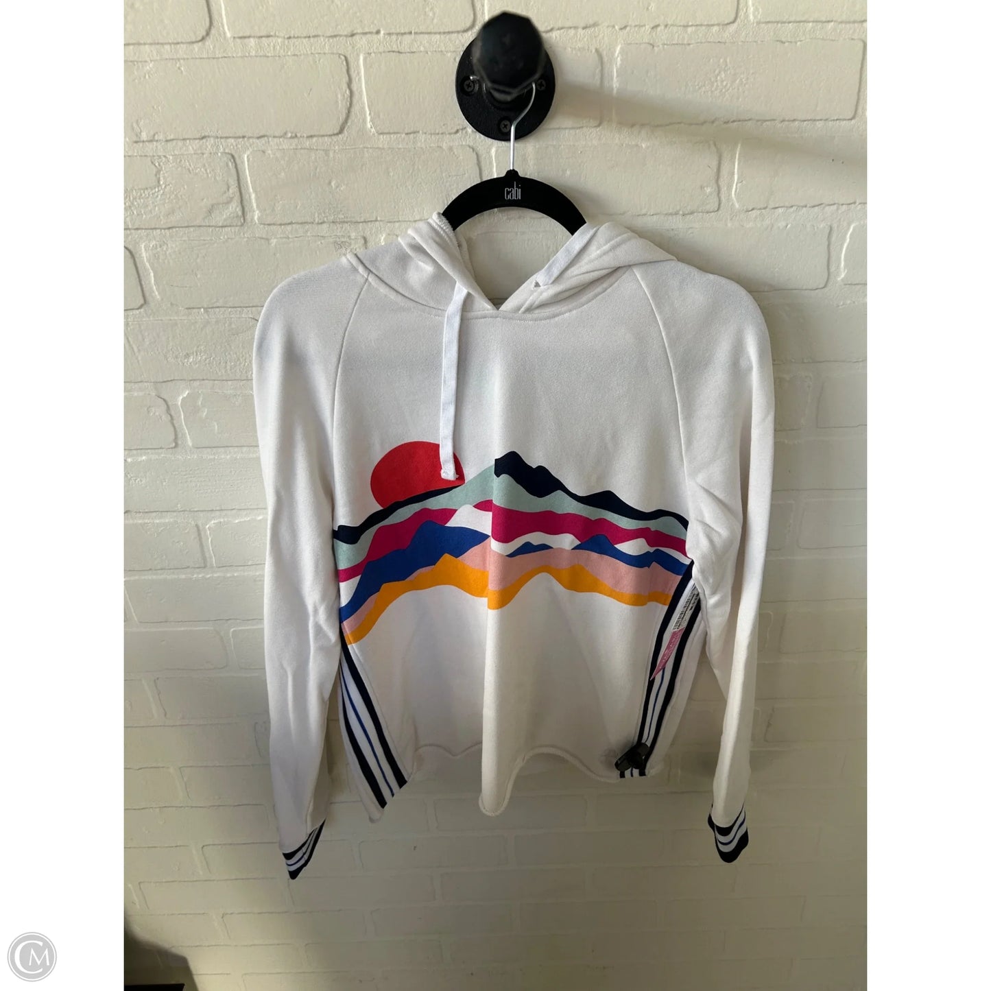 Sweatshirt Hoodie By Cmc In White, Size: M