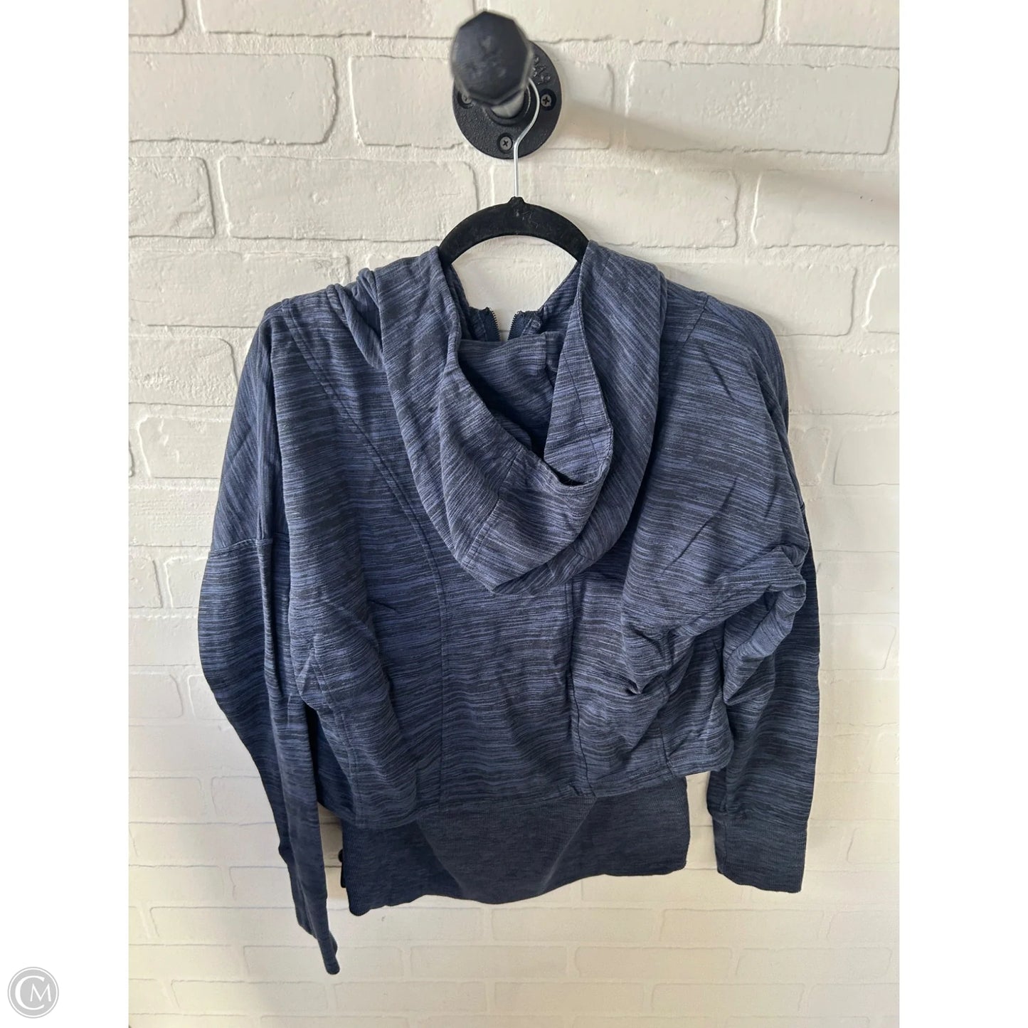 Athletic Sweatshirt Hoodie By Athleta In Blue, Size: L