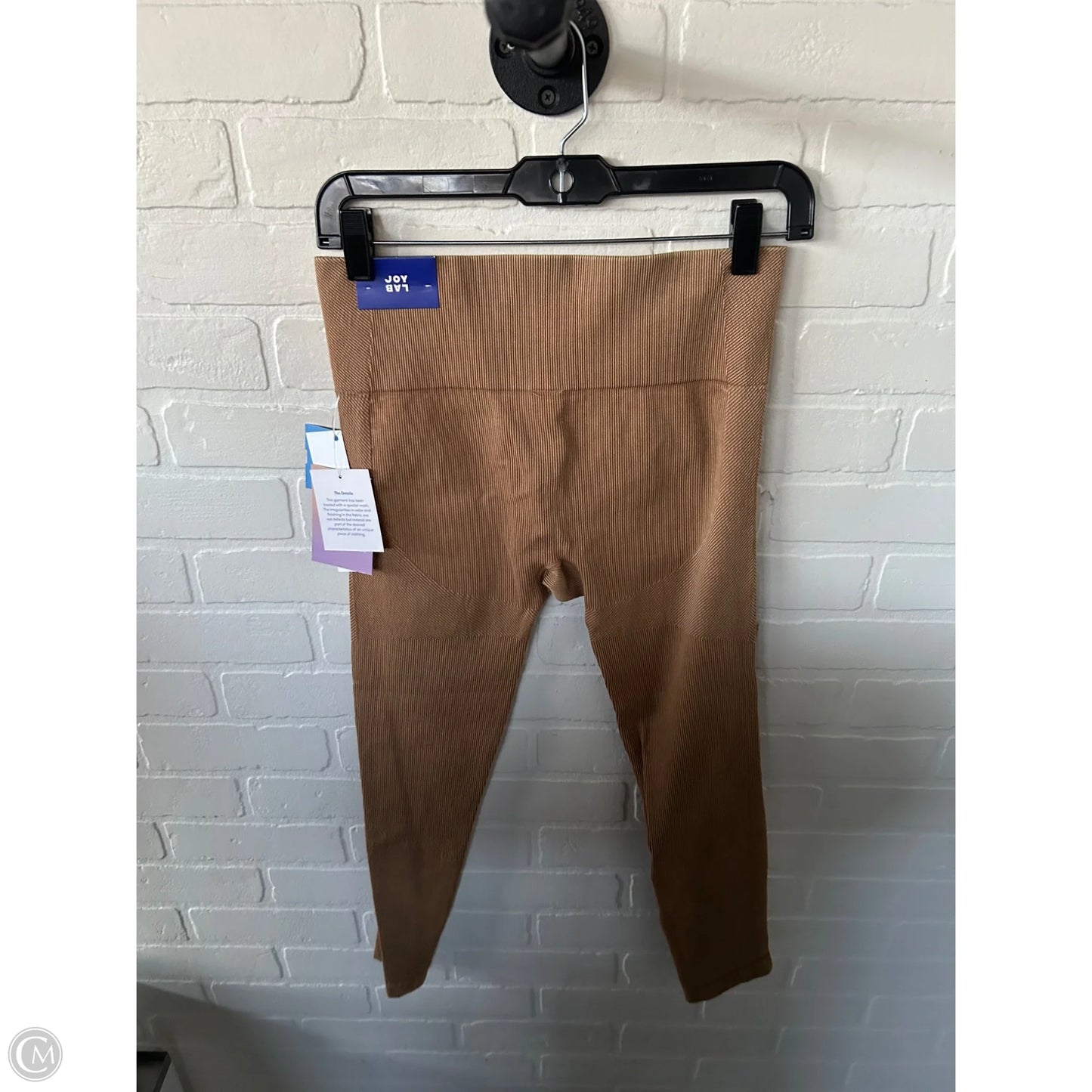 Athletic Leggings By Joy Lab In Tan, Size: 8