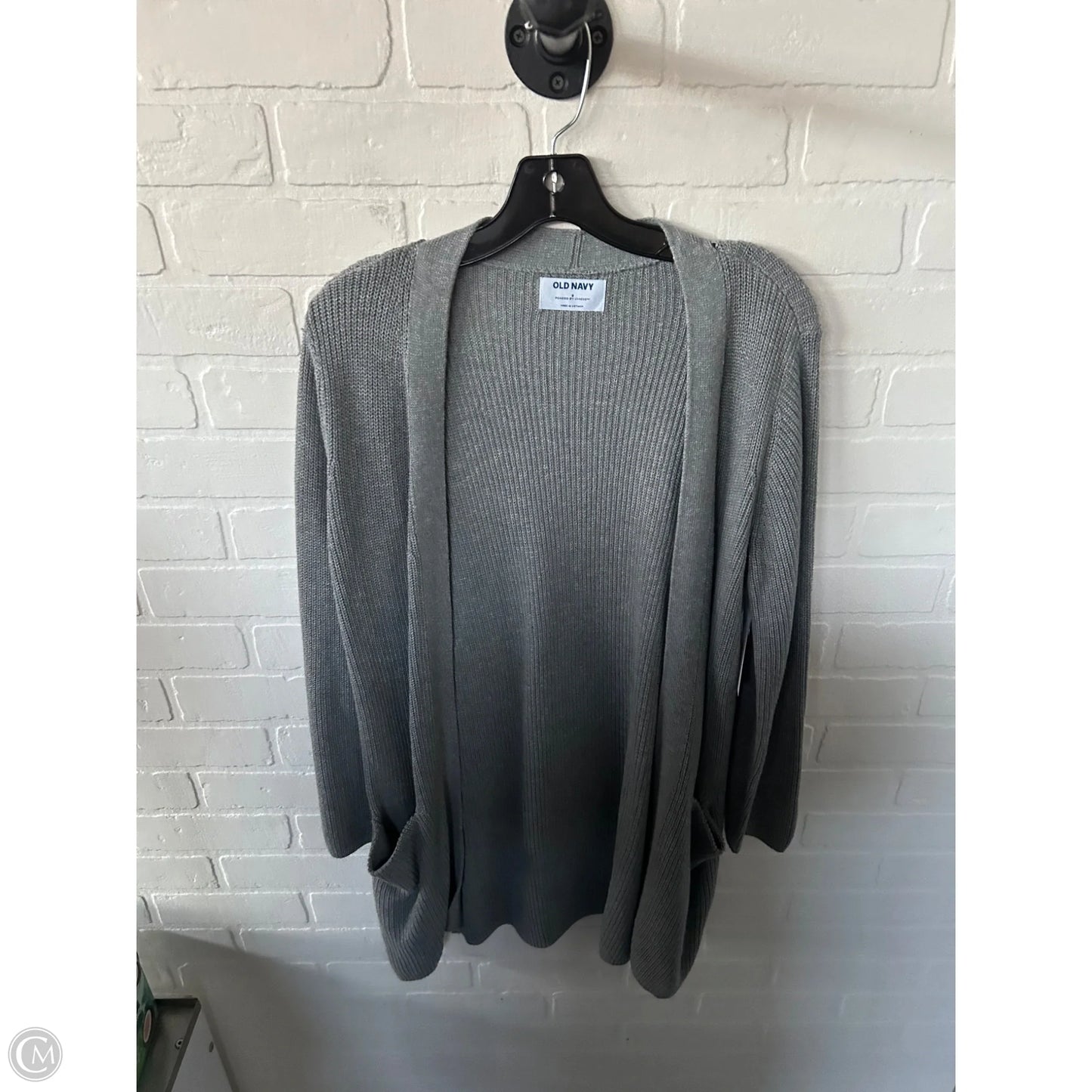 Sweater Cardigan By Old Navy In Grey, Size: S