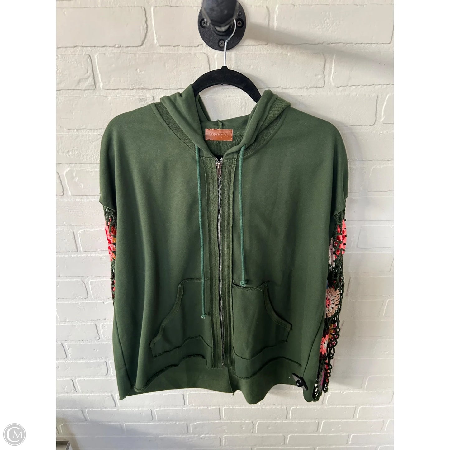 Sweatshirt Hoodie By Umgee In Green, Size: S