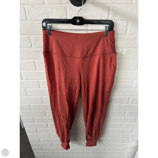 Athletic Pants By Calia In Orange, Size: 8