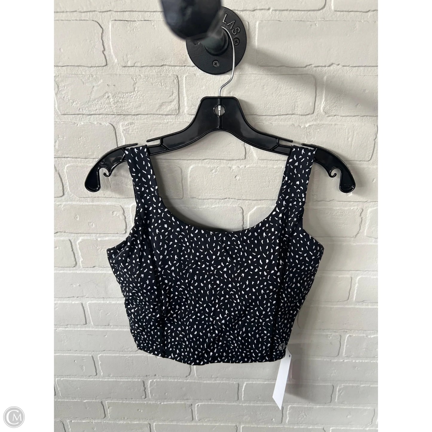 Athletic Bra By Astoria In Black & White, Size: Xl