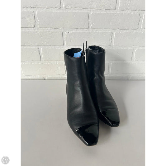 Boots Ankle Flats By Veronica Beard In Black, Size: 7