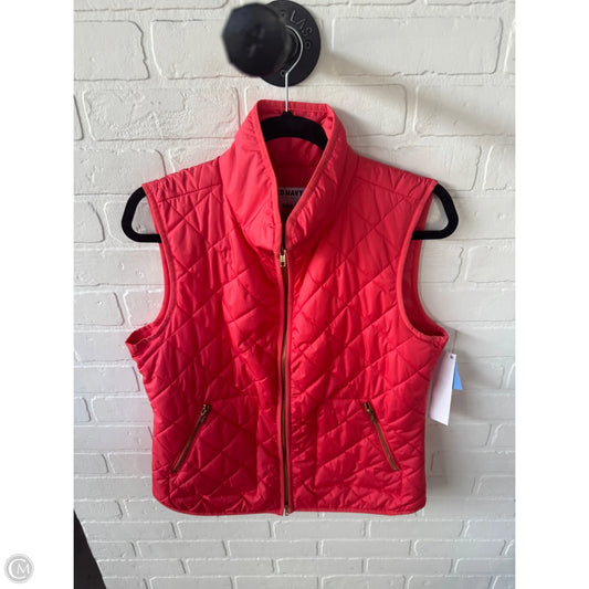 Vest Puffer & Quilted By Old Navy In Orange, Size: M