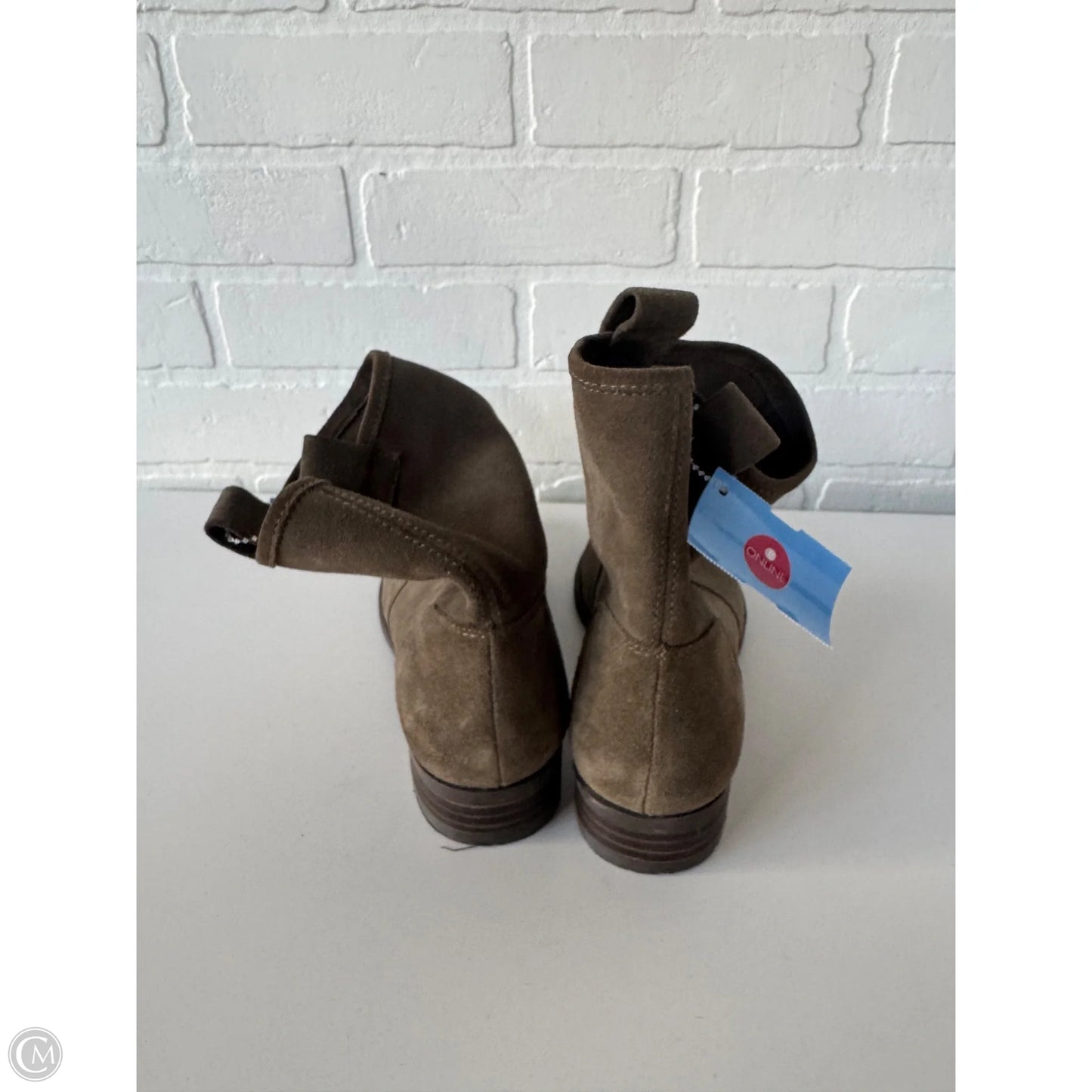 Boots Mid-calf Flats By Sole Society In Taupe, Size: 6