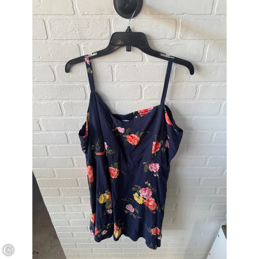 Dress Casual Short By Old Navy In Blue, Size: Xxl