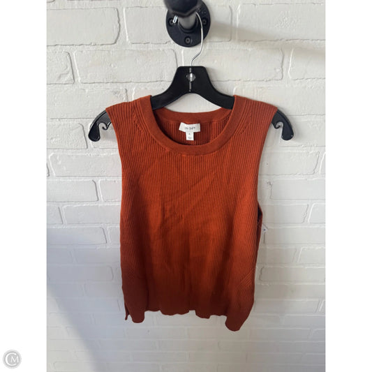 Sweater Short Sleeve By On 34th In Orange, Size: Xl
