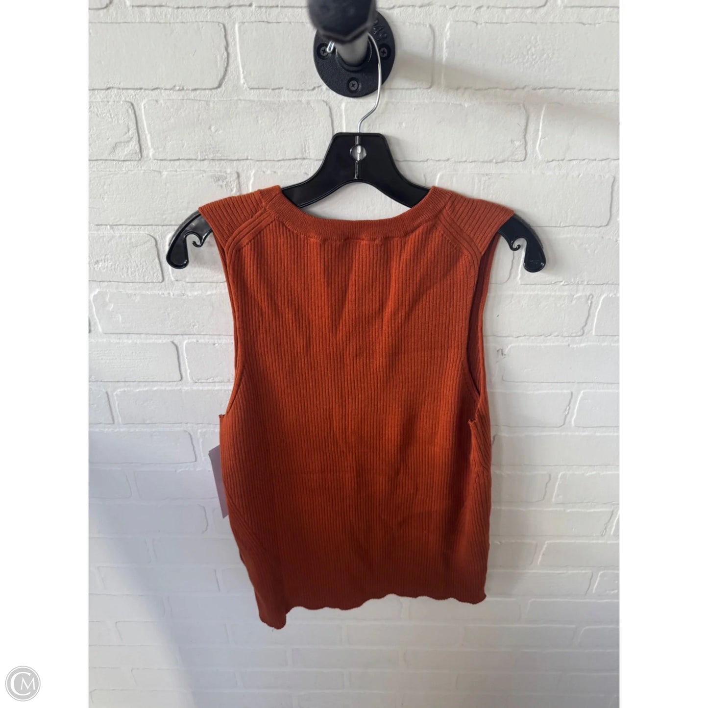 Sweater Short Sleeve By On 34th In Orange, Size: Xl