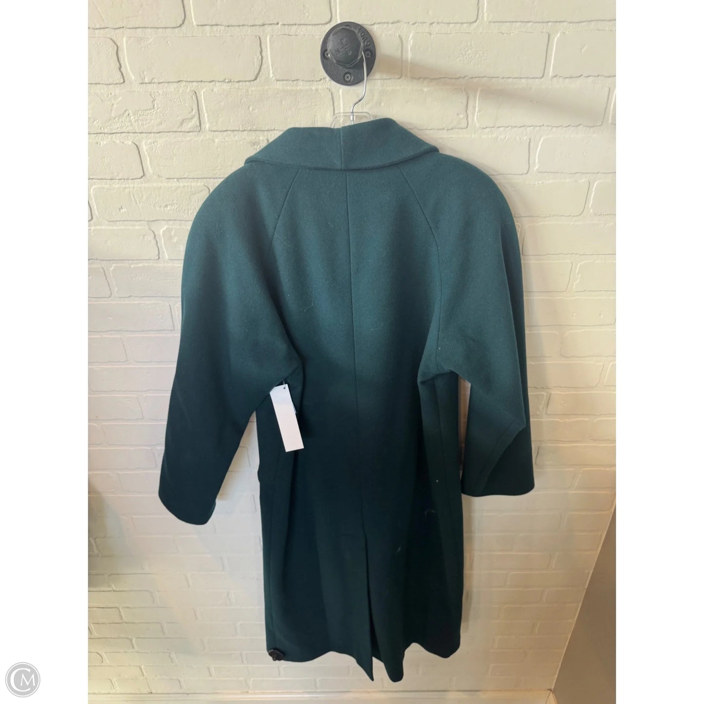 Coat Wool By Clothes Mentor In Teal, Size: L
