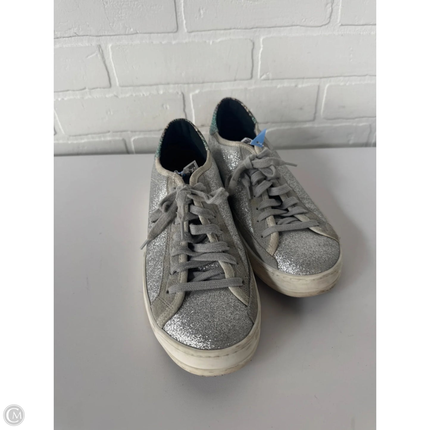 Shoes Sneakers By P448 In Silver, Size: 7.5