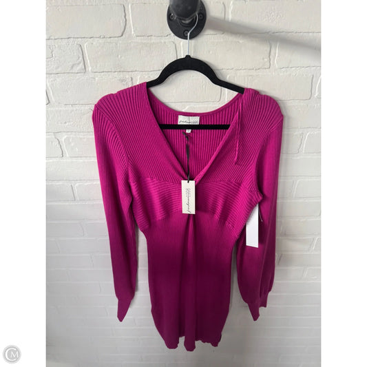 Dress Sweater By Cmc In Pink, Size: Xl