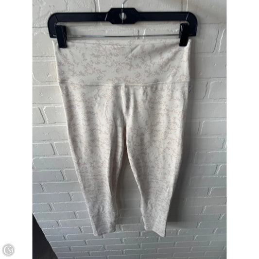 Athletic Leggings By Fabletics In Cream, Size: 8