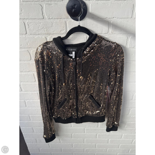 Jacket Other By Nikibiki In Black & Gold, Size: L