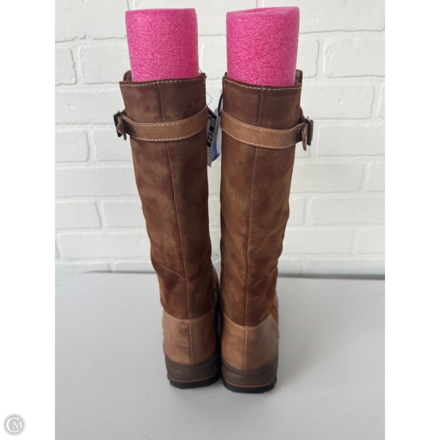 Boots Knee Flats By Spring Step In Brown, Size: 8